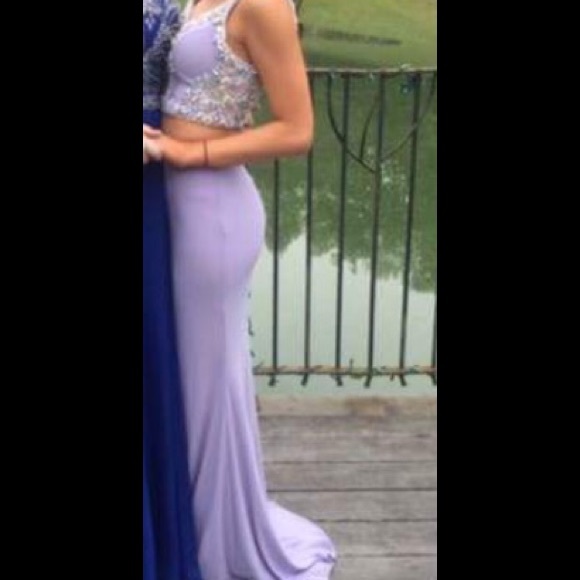 Tony Bowls two piece prom dress - Picture 2 of 4