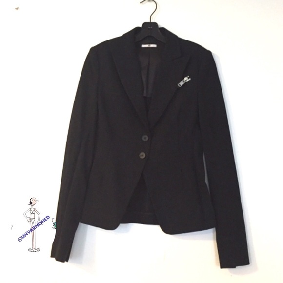 Ilsli Black Zipper Blazer - Picture 6 of 8