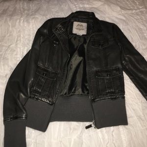 Esley faux-leather jacket