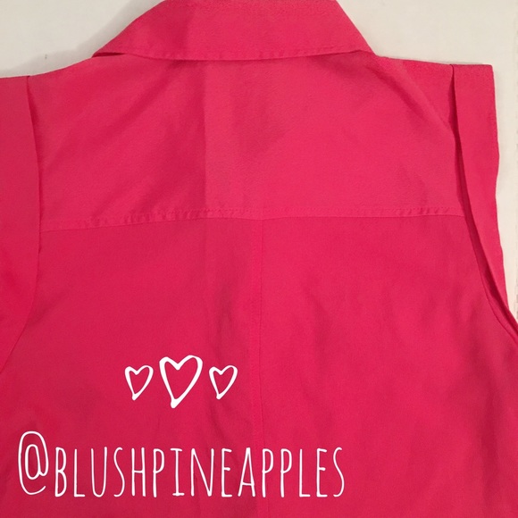 Candie's Coral Tank Top Blouse with Sequins - Picture 4 of 4