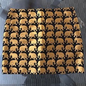 J. Crew Elephant Skirt Size 4