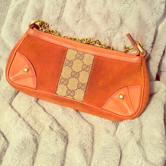 Authentic Gucci bag suede