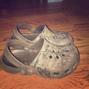 Boys Camo Crocs