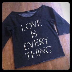 Wildfox 'Love Is Everything' Sweatshirt