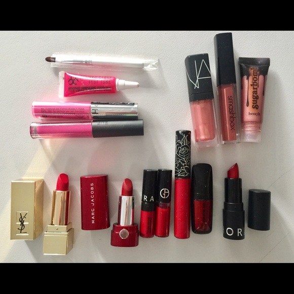 LOT Lipstick Lipgloss Makeup YSL NARS
