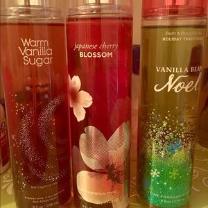 Set of 3 Bath and Body Fragrance Mists