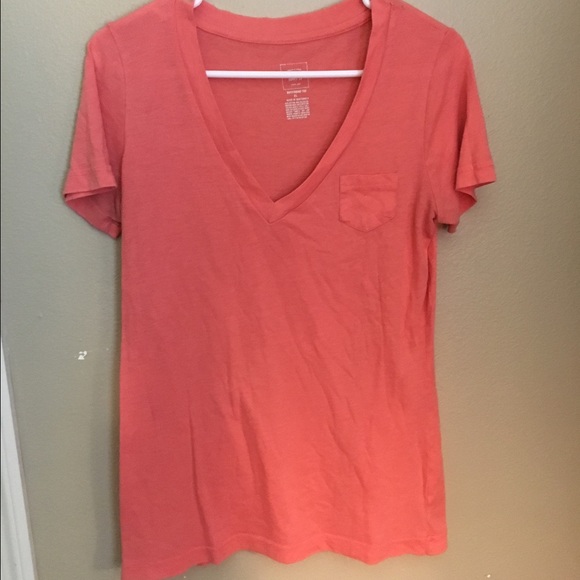Pink v-neck