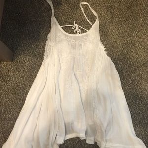 Pre owned free people white flowy top