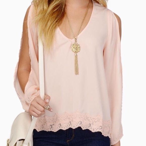 Tobi Tops - Tobi Open-Sleeve Blouse
