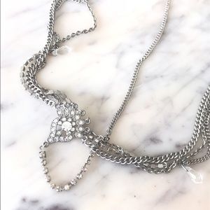 Beautiful Silver Chain Headpiece
