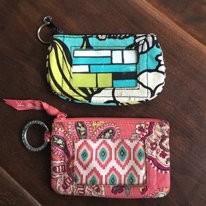 Very Bradley Zip ID case