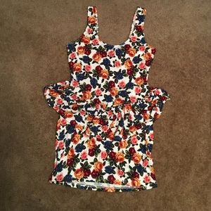 Forever 21 floral mini dress