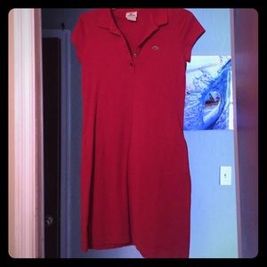 Dark orange Lacoste dress