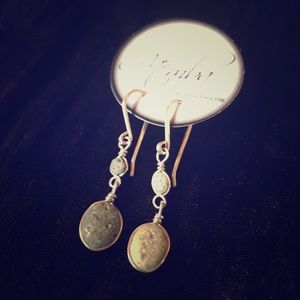 Natural Stone & Sterling Earrings