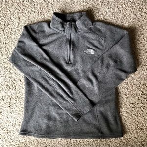 North Face Fleece Quarter zip pullover
