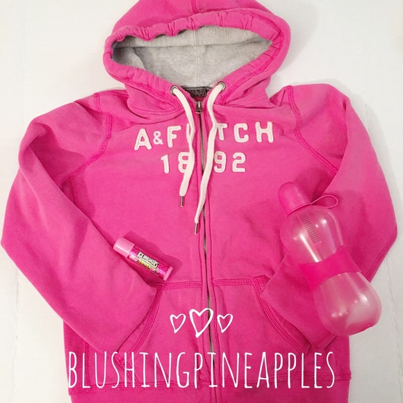 Abercrombie and Fitch Pink Hoodie - Picture 1 of 4