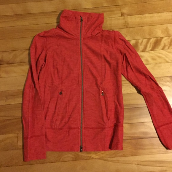 lululemon red zip up