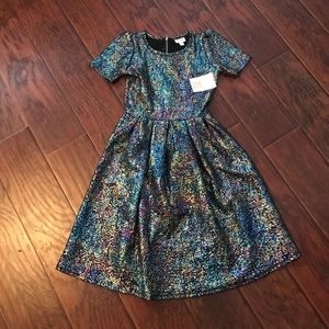 LuLaRoe Amelia Mermaid Elegant Dress