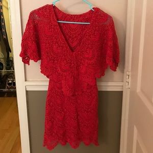 Stunning Nightcap from Free People Red Dress XS