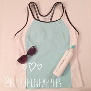 Nike Baby Blue Athletic Tank Top