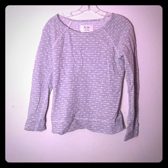 Gray Polkadot Madewell Sweater