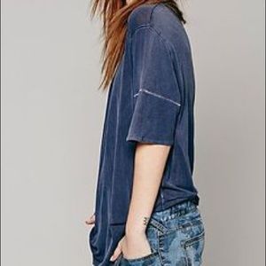 Free People Wee the Free Essential Tee Blue