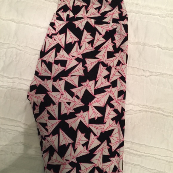 OS LuLaRoe Airplane leggings
