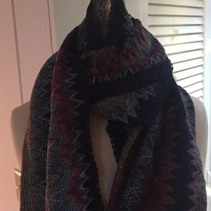 Multi colored mission scarve