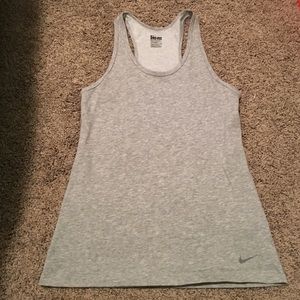 Nike dri-fit gray tank top