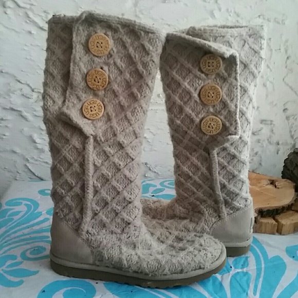 Tall knit ugg boots