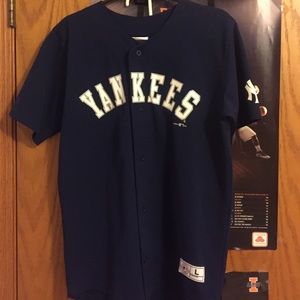 Derek Jeter button up jersey