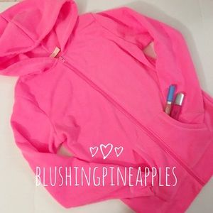 Bobbie Brooks Coral Pink Zipper Hoodie