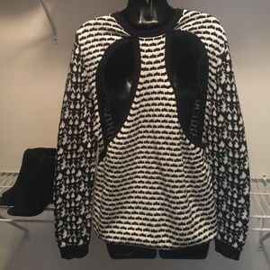 Saks Fifth Avenue Open back sweater