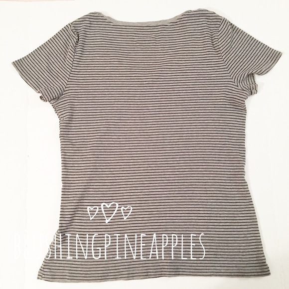 Merona Black and Gray T Shirt - Picture 3 of 3