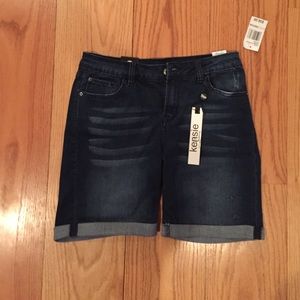 Kensie Cut Off Jean Shorts