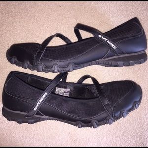 Sketchers Mary Jane style flats w/Velcro straps