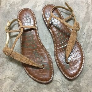 Sam Edelman cork sandal.