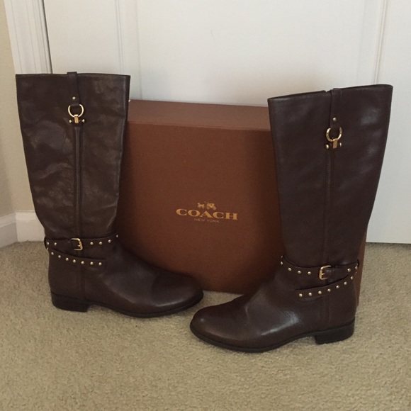 Coach Maddie Calf Boots