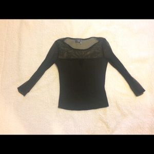Mesh black top