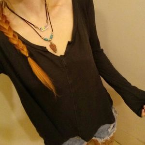 American eagle soft and sexy waffle shirt.