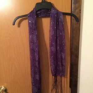Purple scarf