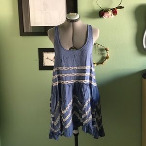 Free People Voile and Lace Trapeze Slip Dress