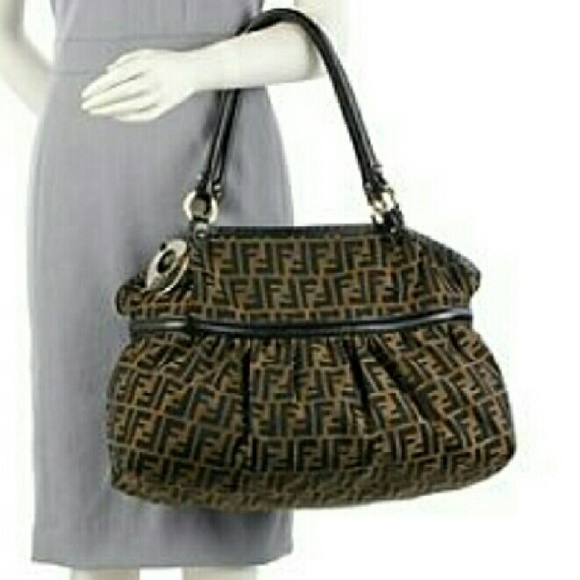 Authentic large Fendi handbag