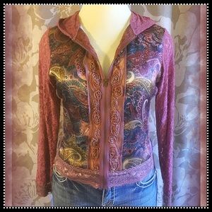 Jaipur Zip up Top / Hoodie