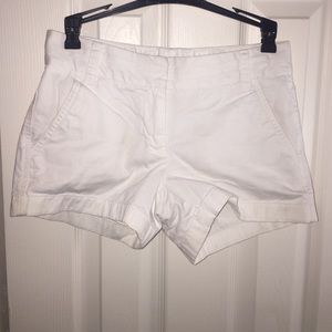 White J. Crew Chino shorts