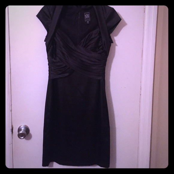 Black cocktail dress