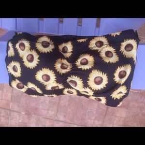 Lacey sunflower padded bandeau