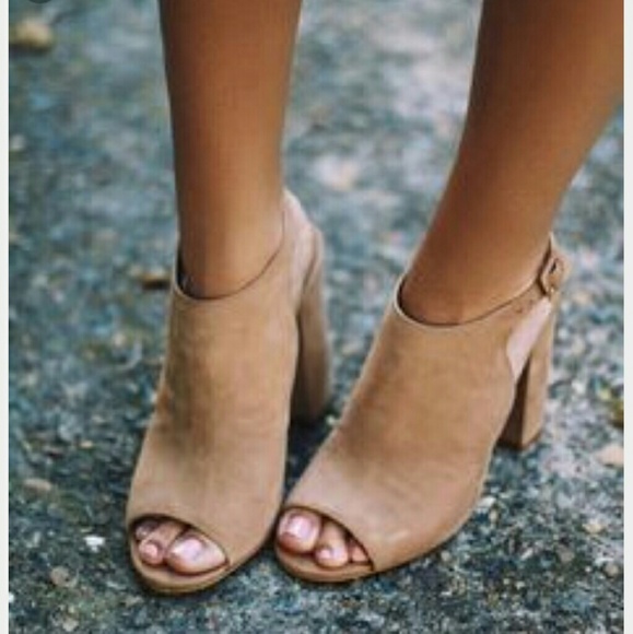 Peep-toe bootie/ heels, boots, shoes