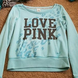 Pink by Victoria Secret hoodless sweatshirt