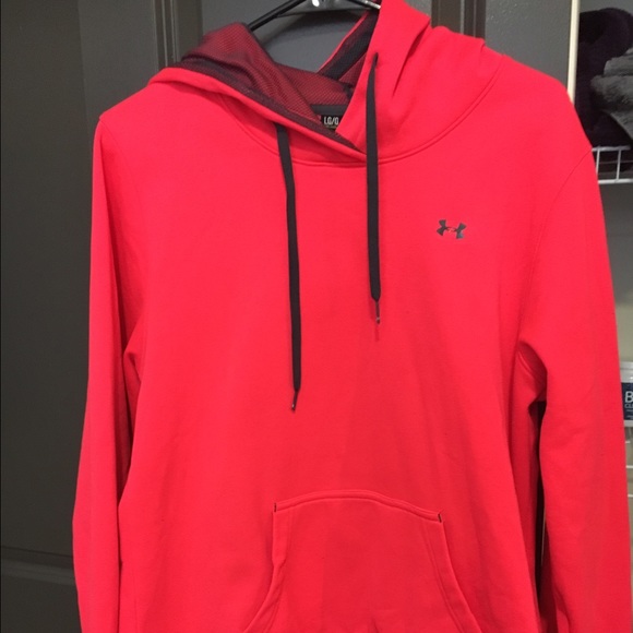 Hot Pink Under Armor hooded sweatshirt